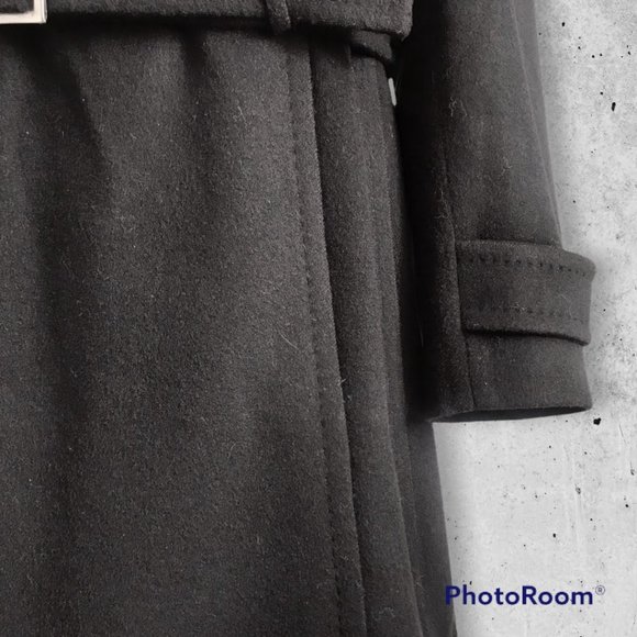 Aritzia Talula Babaton Black Wool Cashmere Blend Coat (L) (Repaired) - Picture 11 of 14